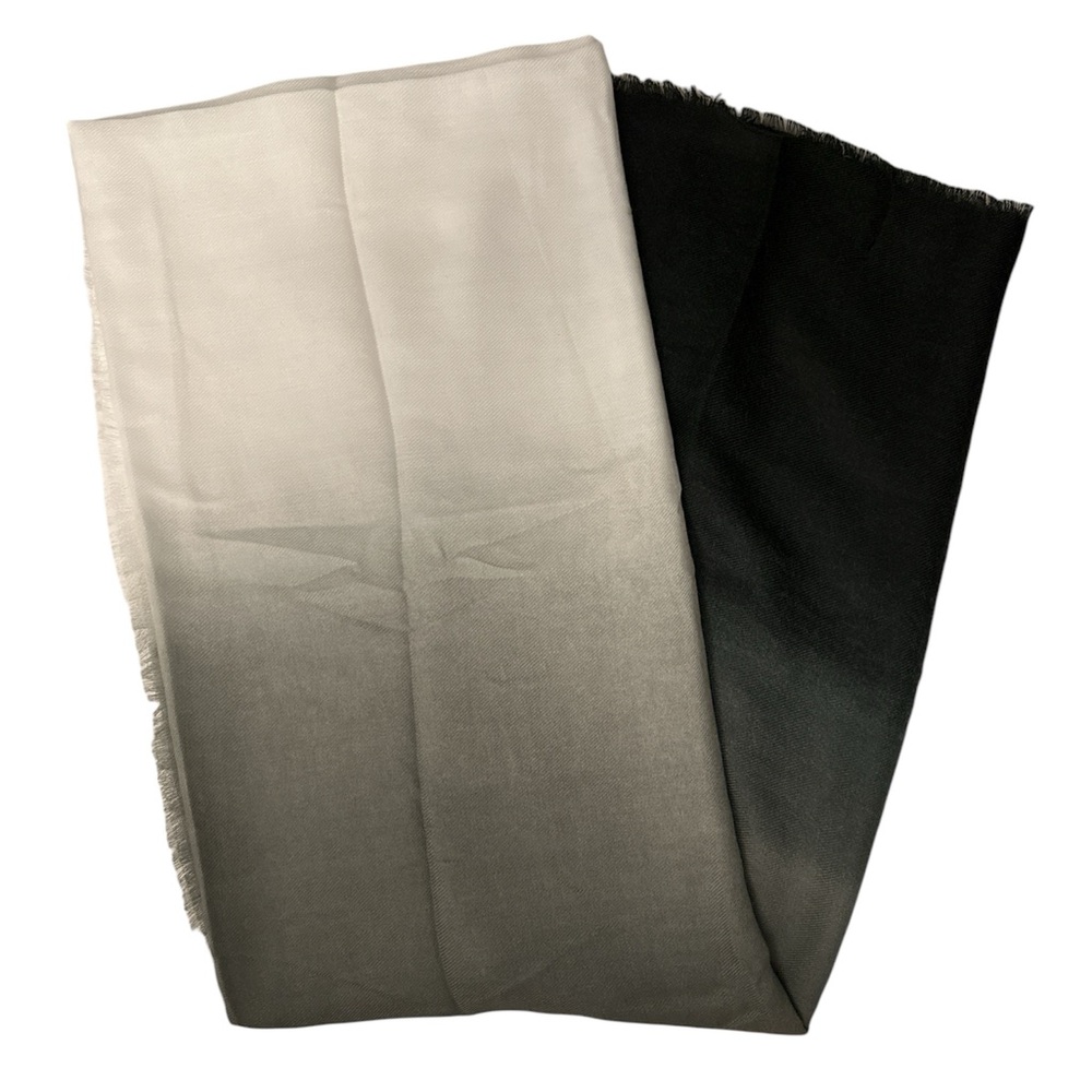 Carly Cushnie scarf black and white ombre print new in packaging - Picture 4 of 6